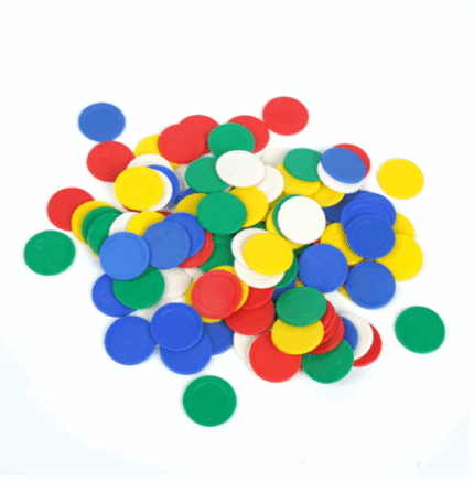 Counters Dia 30mm(Set of 125 in 5 Color)